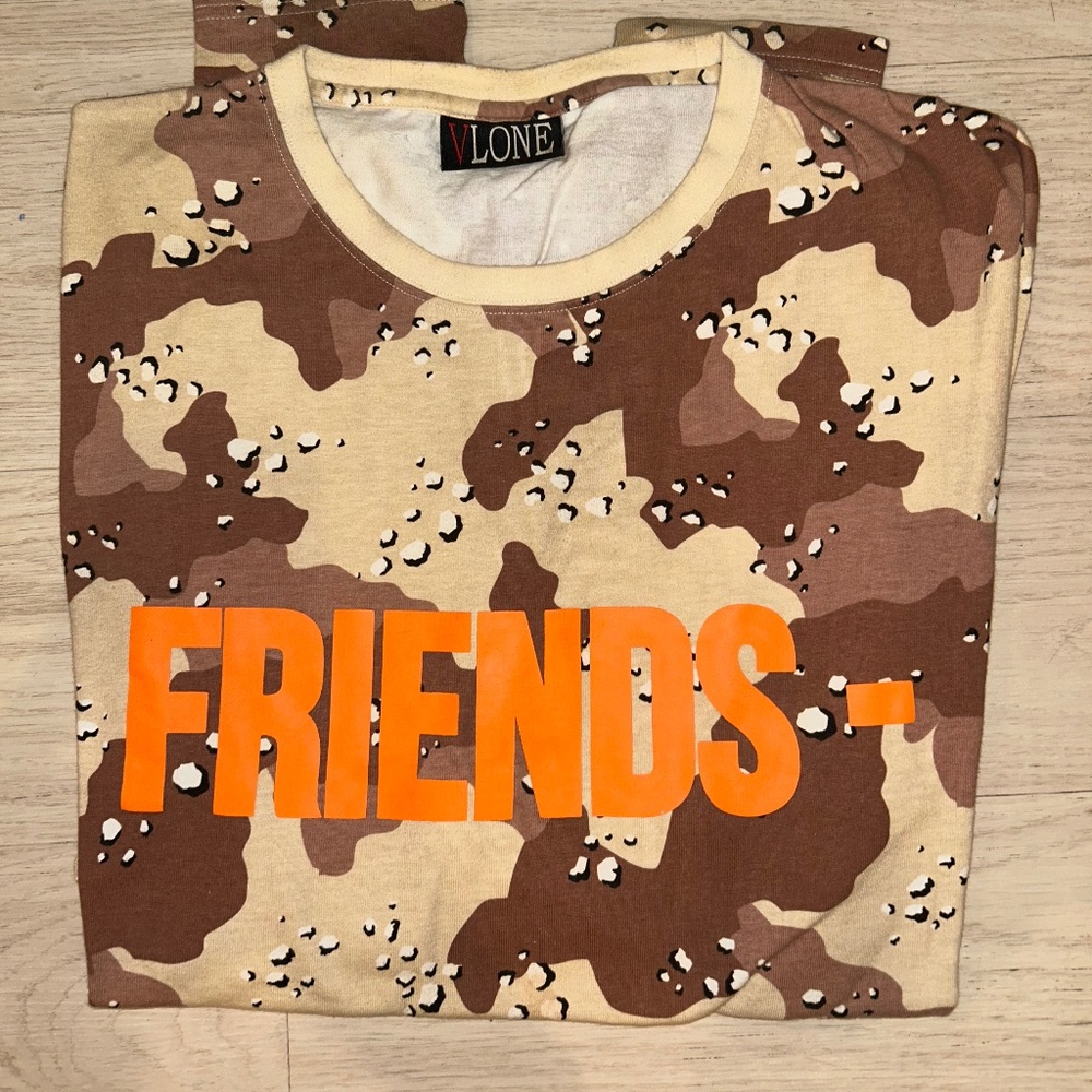 Vlone Friends Desert Camo Longsleeve Tee